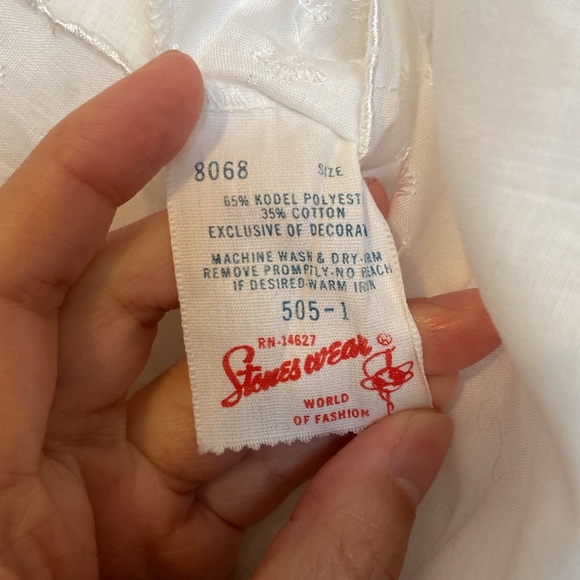 Stones wear cotton-blend 50s / 60s white slip + free nightie - Picture 5 of 7